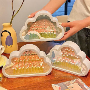 Đèn hoa tulip hoa hồng đám mây handmade dễ thương đèn ngủ hoa tulip hình đám mây - S0841
