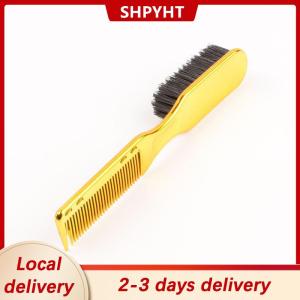 [COD] SHPYHT Local delivery Ship within 24 hours 1PC Double-sided Comb Brush Small Beard Styling Brush Professional Shave Brush