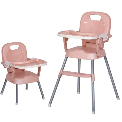 FLYBB High Chair For Baby Adjustable Baby Eating Chair Feeding Foldable High Chair