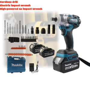 Makita Impact Wrench Set – Heavy Duty 86V Cordless Includes Socket Set & Storage Case