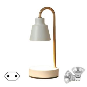 Modern Warmers Lamp for Jar with High Temperature Lacquered Iron Lampshade