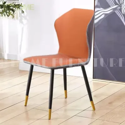 Dinning Chair With PU Seat/ Dinning Chair/ Kerusi Makan/ Cafeteria chair/ Designer chair