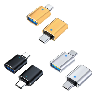 2Pcs USB C To USB A Adapter For Seamlessly Connectivity With Type C Device USB3.0 Converter For Charging &Data Transfer