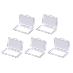 5Pcs PP Plastic Wet Wipes Flip Cover Convenient Baby Tissue Paper Box Square/Round Lid Caps Wet Wipes Dustproof Cover