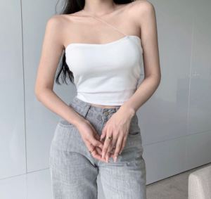 MC BR640 TANKTOP BRA WANITA TANK TOP MODEL TALI SATU TALI SPAGETTI KOREAN FASHION