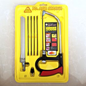 Magic Saw Gergaji Sebaguna Potong Kayu Besi Pipa 3 Way Blade Set Ukir