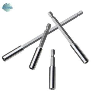 XUNYU3 ด้ามจับหกเหลี่ยมก้านสกรูแม่เหล็กต่อขยายด้ามจับยาวด้ามไขควงที่จับเครื่องมือมือกันลื่น