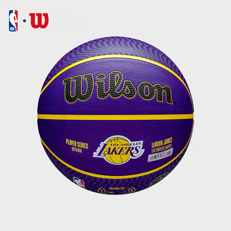 Wilson NBA Player Icon Outdoor Basketball LeBron NE (Size 7
