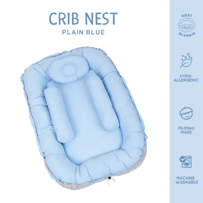 Kozy Blankie Baby Bed Crib Nest - Plain Colors Collection