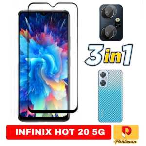 PROMO PAKET 3 INC 1 Tempered Glass INFINIX NOTE 12 2023 / HOT 30 / HOT 30I / ZERO 20 / HOT 20I / HOT 20 5G 2022 Anti Gores Kaca Screen Protector