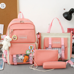 Bayar Di Tempat - Bag Sekolah Anak Perempuan / Style Korea Fashion Bag School / Set Tas Ransel Anak