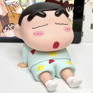 Cartoon red-clothed Shin-chan tablet/mobile phone holder blue pajamas Shin-chan figurine model doll ornaments⚡PH deliveryIn stock⚡
