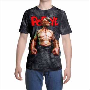 Kaos 3D 3 Dimensi Popeye Premium Bangkok Thailand