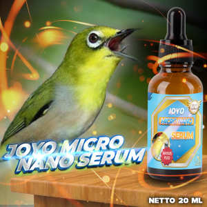 Vitamin untuk burung pleci stamina & dopping | MICRO NANO SERUM 20 ML