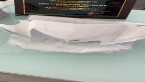 Ốp đầu trước xe Sirius thường (đời năm 2006 đến nay) màu trắng bóng chính hãng Yamaha