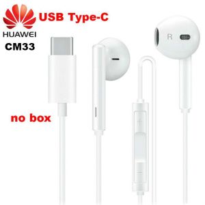 YOVONINE Original Huawei CM33 Earphone Usb Type-c In Ear Mic Headset for Huawei Mate 10 Pro Mate 20 Pro P20 Pro Xiaomi 2s 6x Mi8 8se
