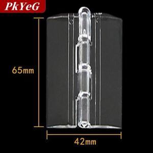 [COD] PkYeG 10pcs ทนทานใสบานพับพับอะคริลิคโปร่งใสบานพับแก้ว5ขนาด