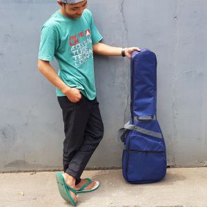 Tas gitar listrik tebal terbaru anti air murah bass elektrik Lapis busa hardcase waterproof