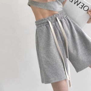 กางเกงขาสั้นแฟชั่นใส่ออกกำลังกายใส่ เอวเป็นยางยืด มีเชือกผูกรูดได้ เนื้อผ้านุ่ม ยืดได้สวมใส่สบาย  รุ่น513#