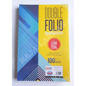Kertas/Double Folio Bergaris S idu 100 Sheets SINAR DUNIA