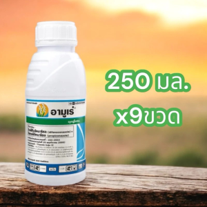 อามูเร่ 250 มล. X 9 ขวด ยกลัง (ไดฟีโนโคลนาโซล+โพรพิโคนาโซล) ป้องกันโรคเมล็ดด่างในนาข้าว