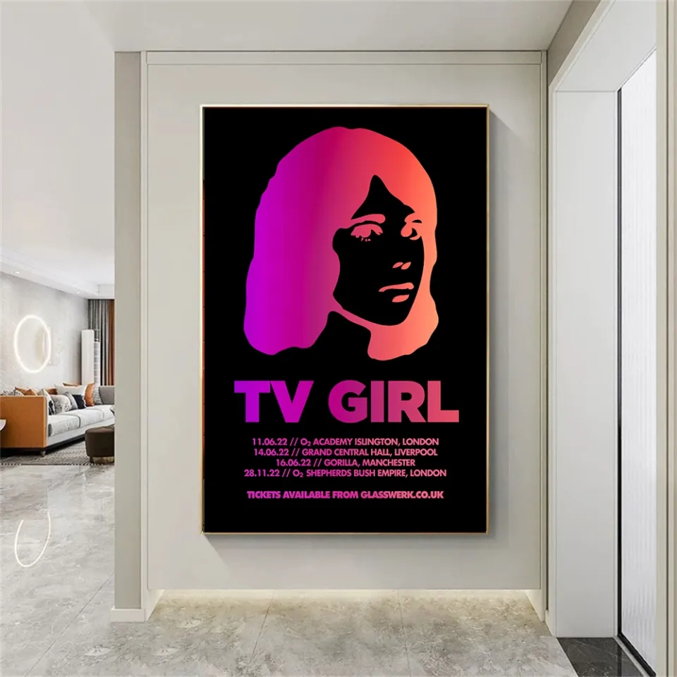 TV Girl Poster Album Cover Music Poster for Room Aesthetic Canvas
