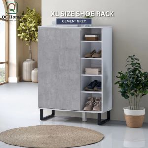 QC Home Shoe Cabinet XL Almari Kasut besar Rak Kasut Shoe Rack Storage Otis