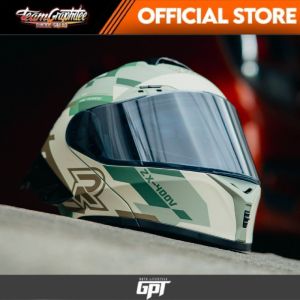 RYZEN HELMET ZX400V V2 XV VICTORY MODULAR DUAL VISOR WITH AGGRESSIVE SPOILER (clear lens only)