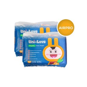 UniLove Airpro Baby Diaper 30s (Newborn) Pack of 2