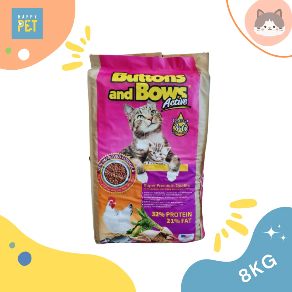 Buttons And Bows Cat Food 8KG Lazada