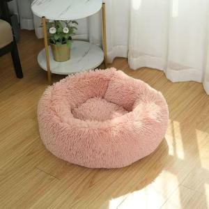 Super Soft Comfortable Pet Donut Bed Plush Fleece Washable Pad sofa Cuddler Round Kennel Ultra Soft For Dogs And Cats
