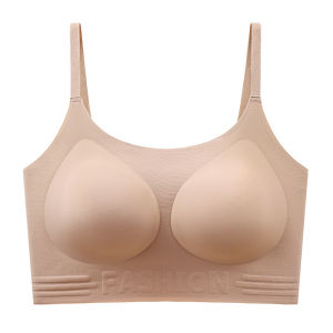 Maniyun One-piece Seamless Bra 固定杯 Women Soft Support Push Up Bra Comfort Breathable Thin Cup Bra Lingerie
