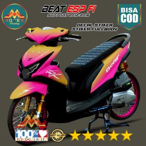 BISA COD / BAYAR DI TEMPAT. Decal stiker full body - decal stiker motor honda beat esp fi motif bunglon stiker beat 2012-2016
