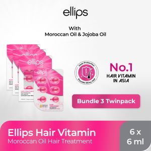 Ellips Hair Vitamin (Bundle of 6) - Moroccan Oil - 6 x 6 ml