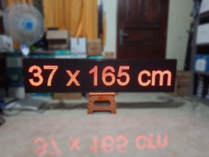 Running Text P10 2x5 Panel Ukuran 37x165 cm Outdoor