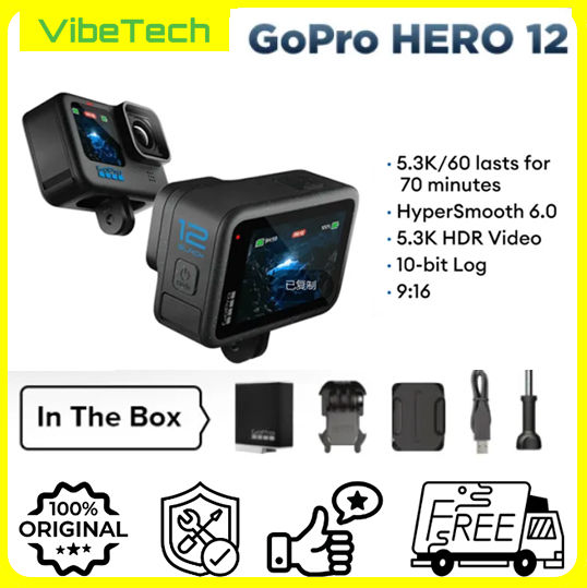 GoPro Hero12 Black /Waterproof Action Camera/Outdoor Sports Camera/one