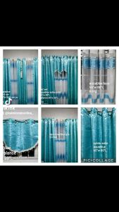 sylvia satin aquablue 4in13in15in11pcvalance