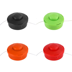 Double Line Grass Trimmer Replacement Head Impact Resistant PP Material Automatic Feed System For Lawn Yard Maintenance