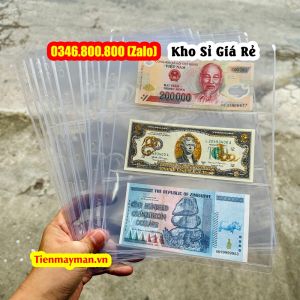Bìa Album MINGT PCCB Đài Loan đựng tiền giấy sưu tầm  chưa bao gồm phơi hàng loại 1 chuyên dụng