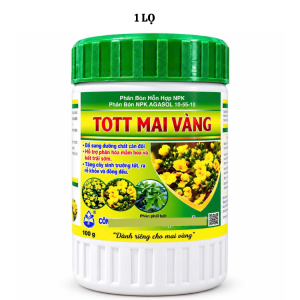Phân bón kích ra nụ kích bông hoa ra đều khoẻ tạo cánh mai vàng-Lọ 100gram
