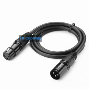 MW 3-Pin XLR DMX Cable – Male to Female Audio Connector Cord for Lighting & Audio