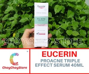 Eucerin Proacne Triple Effect Serum 40mL - Tinh chất Pro acne giảm thâm mụn dưỡng sáng da