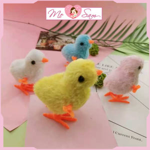 Đồ chơi gà con vặn cót bằng bông chạy lon ton vui nhộn cho bé Shop Mẹ Sam