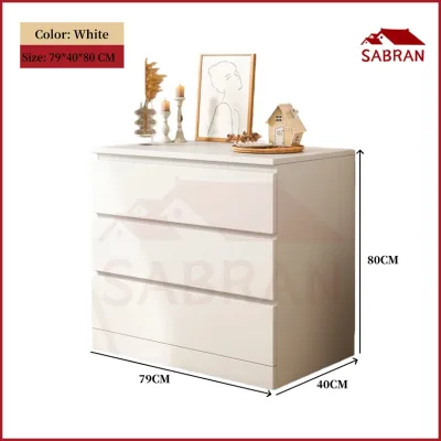 SABRAN Modern 6 Chest Drawer 3 Layer Storage Big Size Bedroom Furniture Drawer Chest