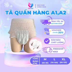 Combo 2 miếng Tã quần người lớn A1  tiết kiệm - mềm mại - khô thoáng Size M/L/XL
