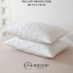 WEICH Mattress Protector Cotton Elastic Band Anti-mite Mattress Single & Queen & King All Size