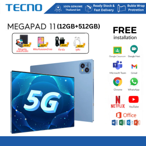 🔥รับประกัน 5 ปี🔥 แท็บเล็ต Tecno Pad รองรับ 2 ซิม 5G LTE WiFi ✨ แท็บเล็ตพกพา 2025 12 นิ้ว