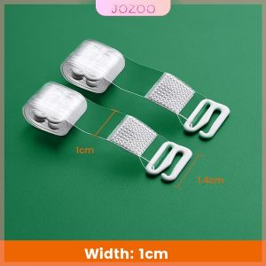 Jozoo Transparent Invisible Non-Slip Underwear Bra Straps Width 0.1cm/1cm/1.2cm/1.5cm/1.8cm
