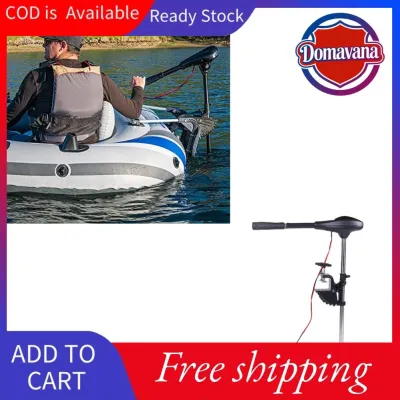Domavana Điện Ván Lướt Sóng Động Cơ 30lbs Lực Đẩy 30in Trục 8 Bánh Răng Có Thể Điều Chỉnh Thuyền Ngoài Trolling Động Cơ Cho Nước Ngọt