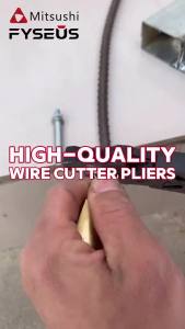 Mitsushi Heavy Duty Pliers Tool Set 3Pcs 6/8 Inches Needle Nose Diagonal Cutting Wire Cutter Non-slip Handle Corrosion-resistant